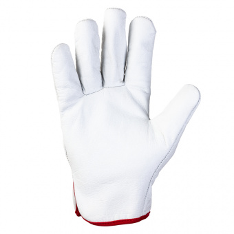 Перчатки кожаные JLE421 Smithcraft, цв.белый
